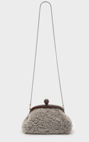 Nali' Pochette Cloud a Mano Grigia + Catena LYPC0064