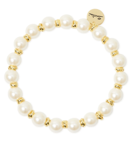 Sodini Bracciale elastico perle Eve - Oro e bianco 912958
