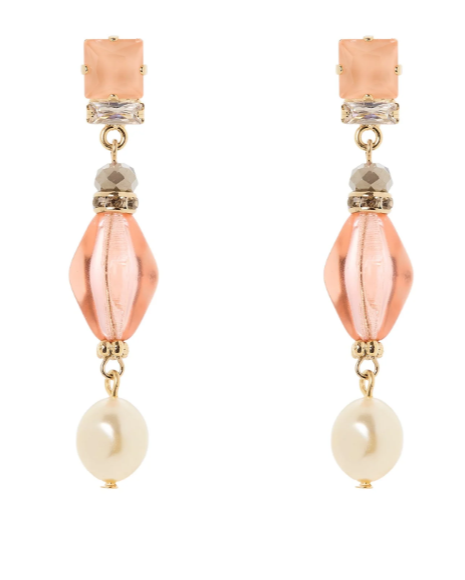 Sodini Orecchini lunghi Hera - Rosa 552479