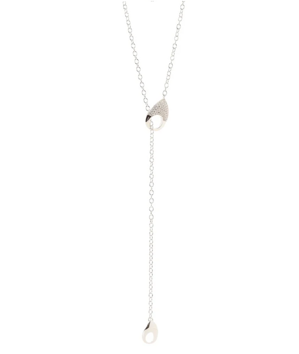 Sodini Collana lunga a cravatta Deva - Argento 842527A