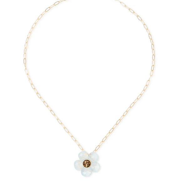 Sodini Collana corta catena fiore Rea - Turchese 331485D