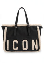 Icon Borsa a Mano + Tracolla Nera  ICBS28A01