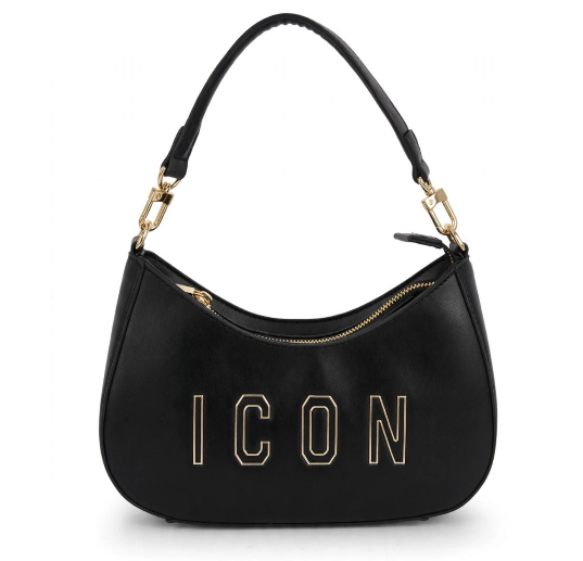 Icon Borsa a Spalla Nera + Tracolla ICBS14A03