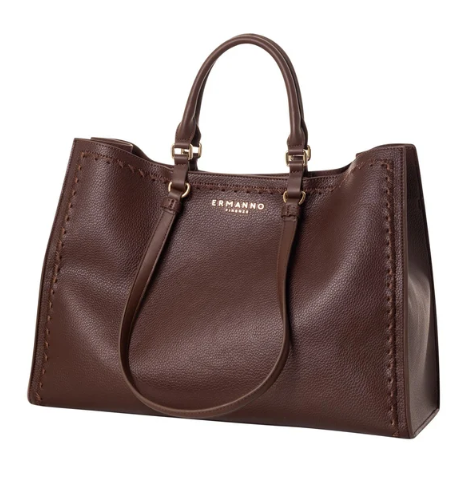 Ermanno Scervino Large Tote Barbara Marrone
