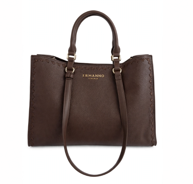 Ermanno Scervino Small Tote Barbara Dark Brown