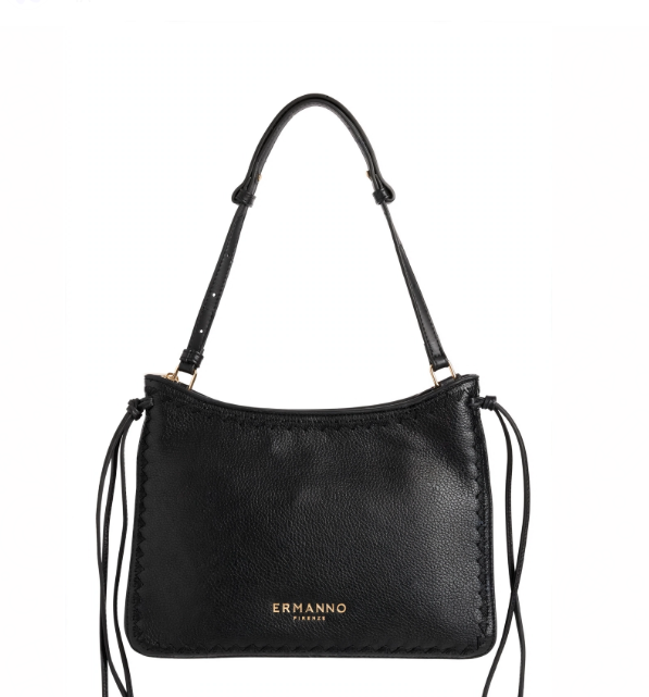 Ermanno Scervino Borsa a Spalla Triple Crossbody Barbara Nera