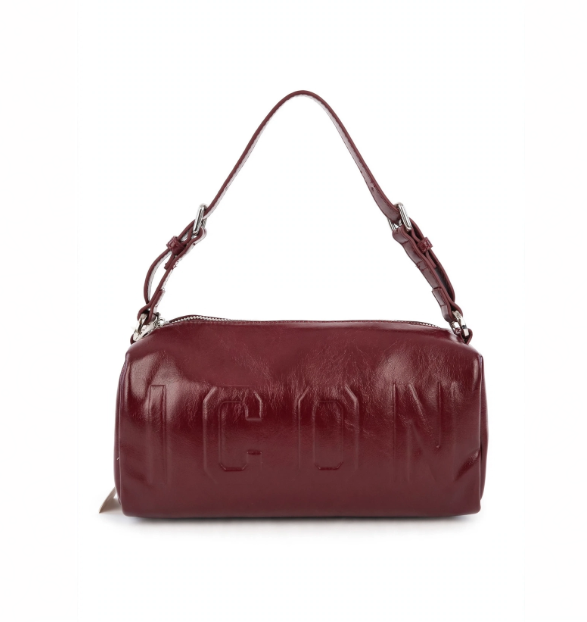 Icon Borsa a Spalla con Tracolla ICBS36A02 Borgogna