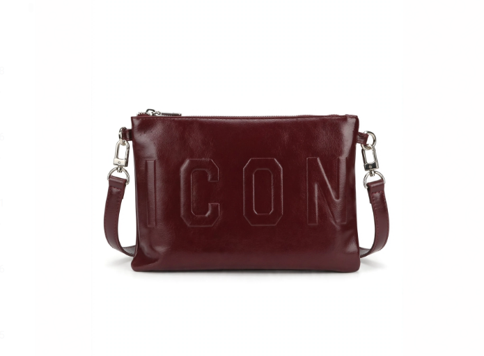 Icon Pochette con Tracolla Borgogna ICBE36A528