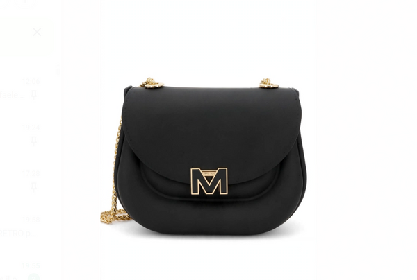 Marc Ellis Borsa a Mano Flat Jelly Black/Light Gold
