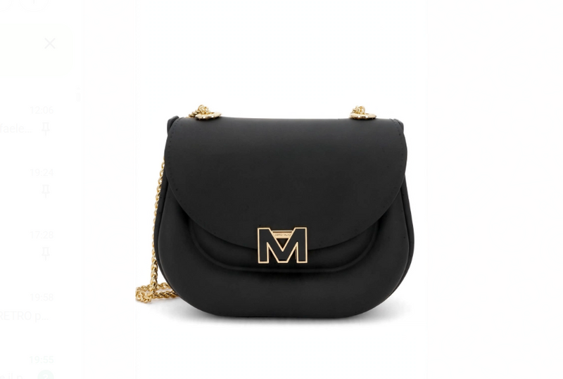 Marc Ellis Borsa a Mano Flat Jelly Black/Light Gold