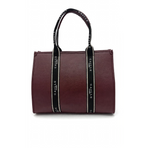 Gaelle Shopper Maxi Banda Logo con Tracolla GAACW03272 Vino