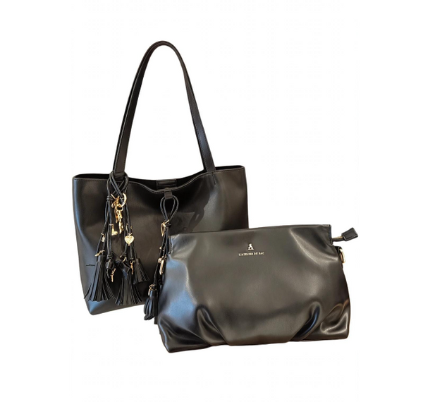L'Atelier Du Sac Borsa a Spalla/Tracolla  Nera 20638