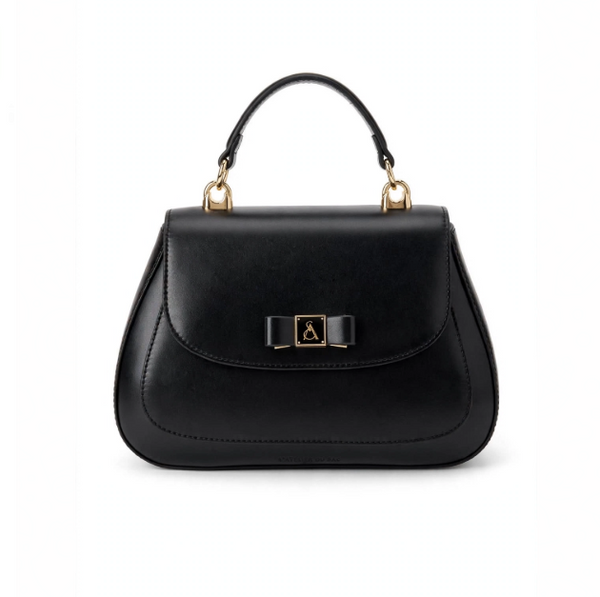 L'Atelier Du Sac Borsa a Mano/Tracolla Nera e Oro 20600
