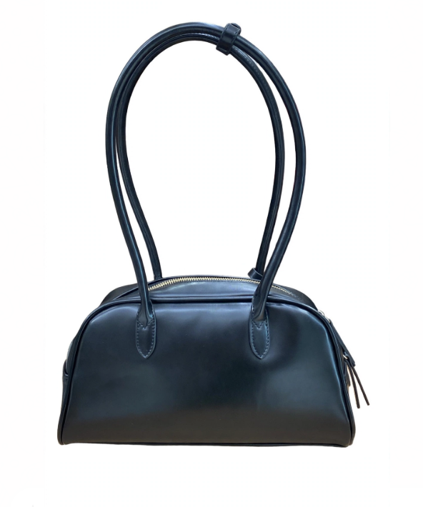 L'Atelier Du Sac Borsa a Spalla Nera e Oro 20586