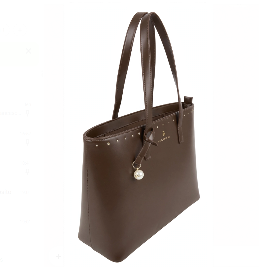 L' Atelier Du Sac Borsa a Spalla Testa Moro 20576