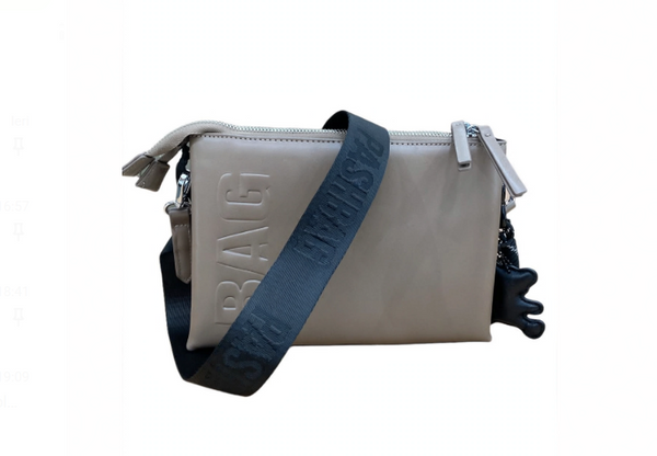 PashBag Borsa a Spalla/Tracolla Beige  e Nera 20344
