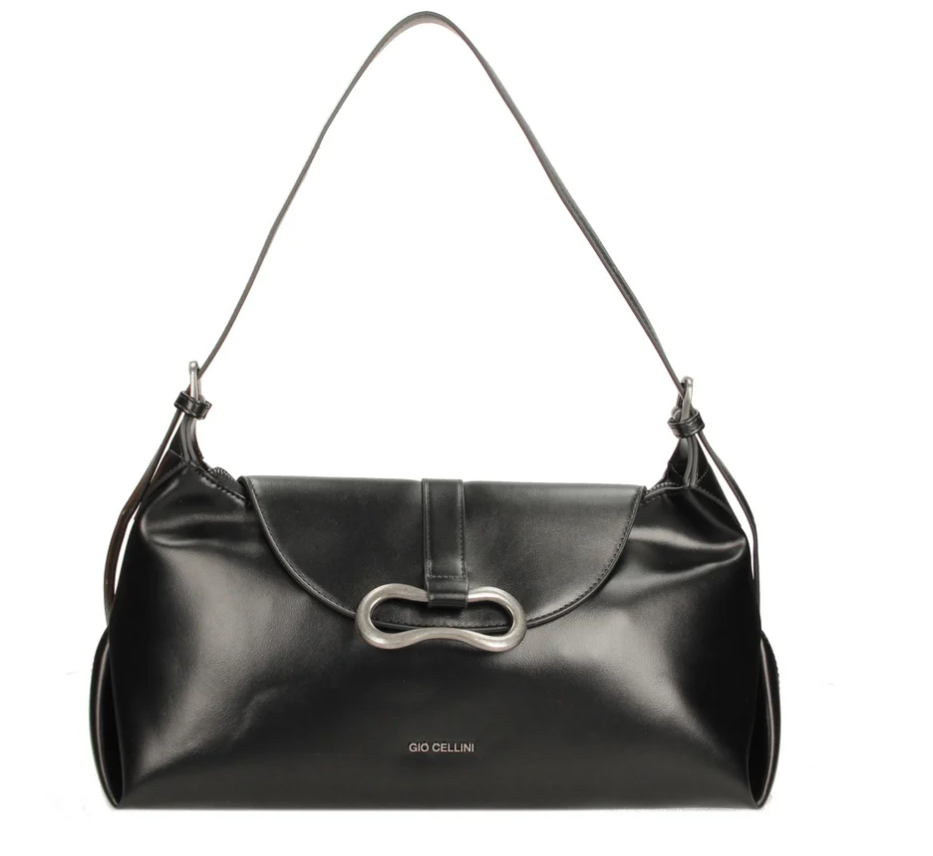 Gio Cellini Borsa a Spalla/Tracolla Nera FF090