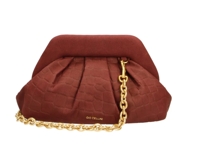 Gio Cellini Borsa A Spalla/Tracolla Bordeaux  HH100
