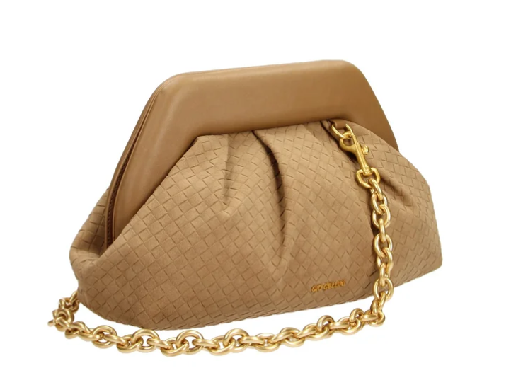 Gio Cellini Borsa A Spalla/Tracolla Camel HH100
