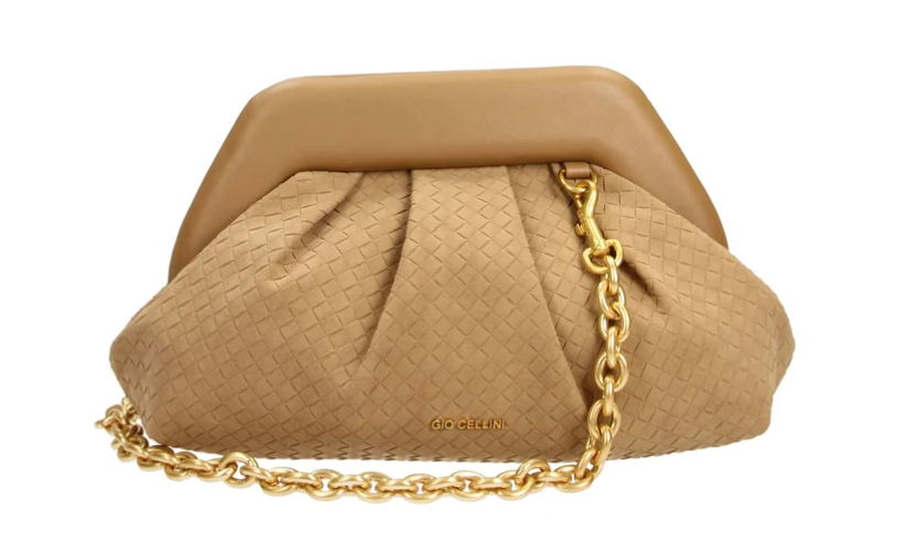 Gio Cellini Borsa A Spalla/Tracolla Camel HH100
