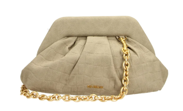 Gio Cellini Borsa A Spalla/Tracolla Grigio  HH100