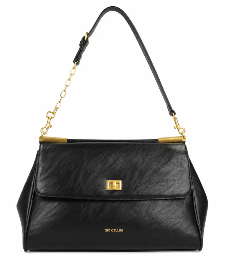 Gio Cellini Borsa A Spalla/Tracolla Nera CC079
