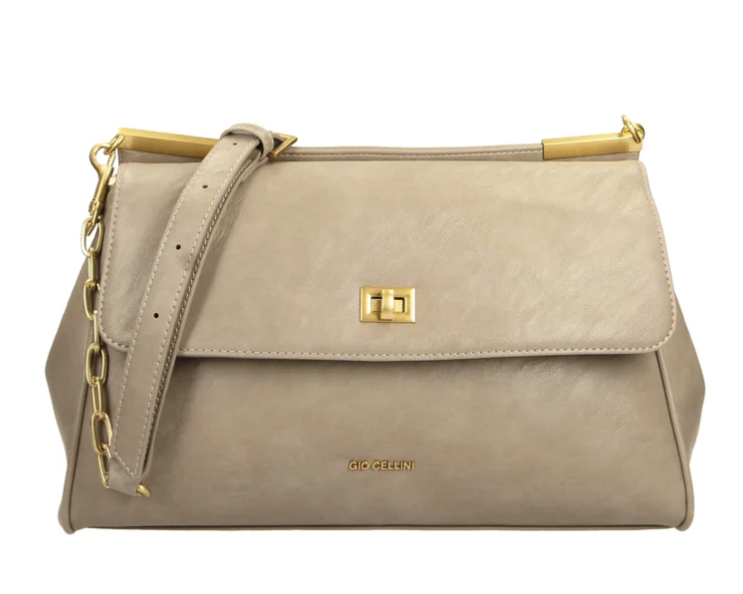Gio Cellini Borsa A Spalla/Tracolla Tortora  CC079