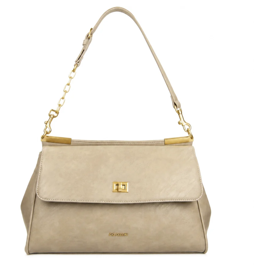 Gio Cellini Borsa A Spalla/Tracolla Tortora  CC079