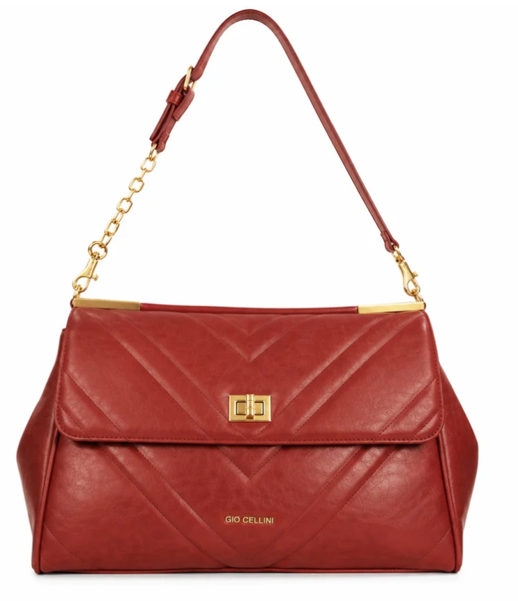 Gio Cellini Borsa A Spalla/Tracolla Rossa  CC079