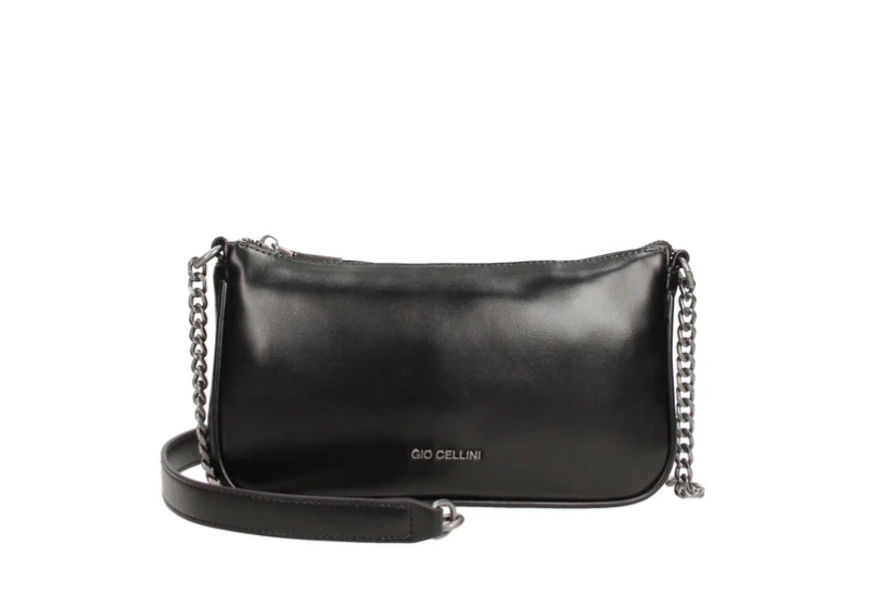 Gio Cellini Borsa a Spalla/Tracolla FF091 Nera