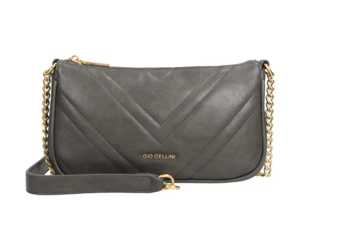 Gio Cellini Borsa a Spalla/Tracolla Grigio CC081