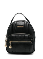 Love Moschino Zaino Nero con dettagli in oro