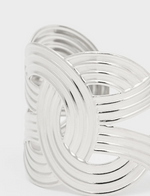 Nali Bracciale Over Regolabile Lavorato Argento YABR004