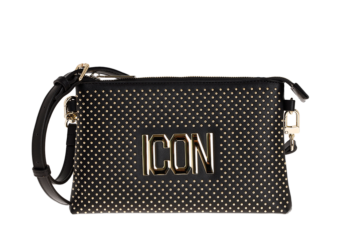 Icon Borsa a Mano/Tracolla Nera Sadie ICBS12A02