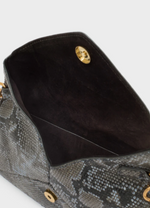 Nali' Borsa Noir Clutch Snake Blu ARBS0050