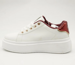 Icon Scarpa Bianca /Bordeaux IC06388SD