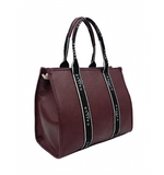 Gaelle Shopper Maxi Banda Logo con Tracolla GAACW03272 Vino