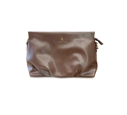 L'Atelier Du Sac Borsa a Spalla Testa Moro e Oro 20629