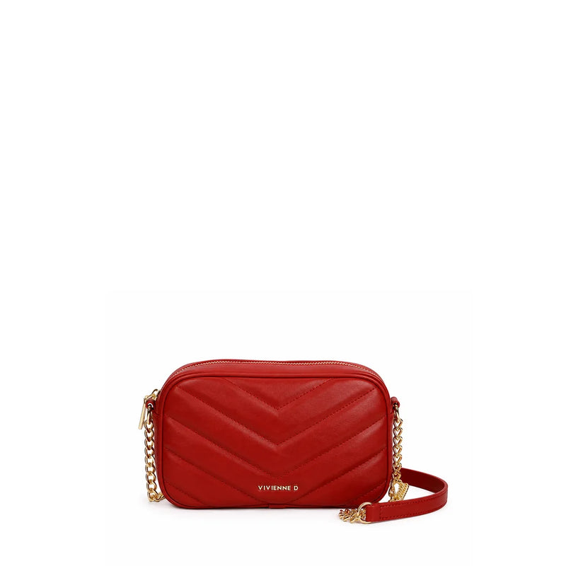 Vivienne D Borsa a Tracolla Dora Soft Rosso