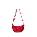 Gio Cellini Borsa a spalla Velluto Rosso