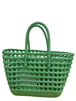 Marc elis Borsa a Mano Flat Sunset Vibrante green/Silver