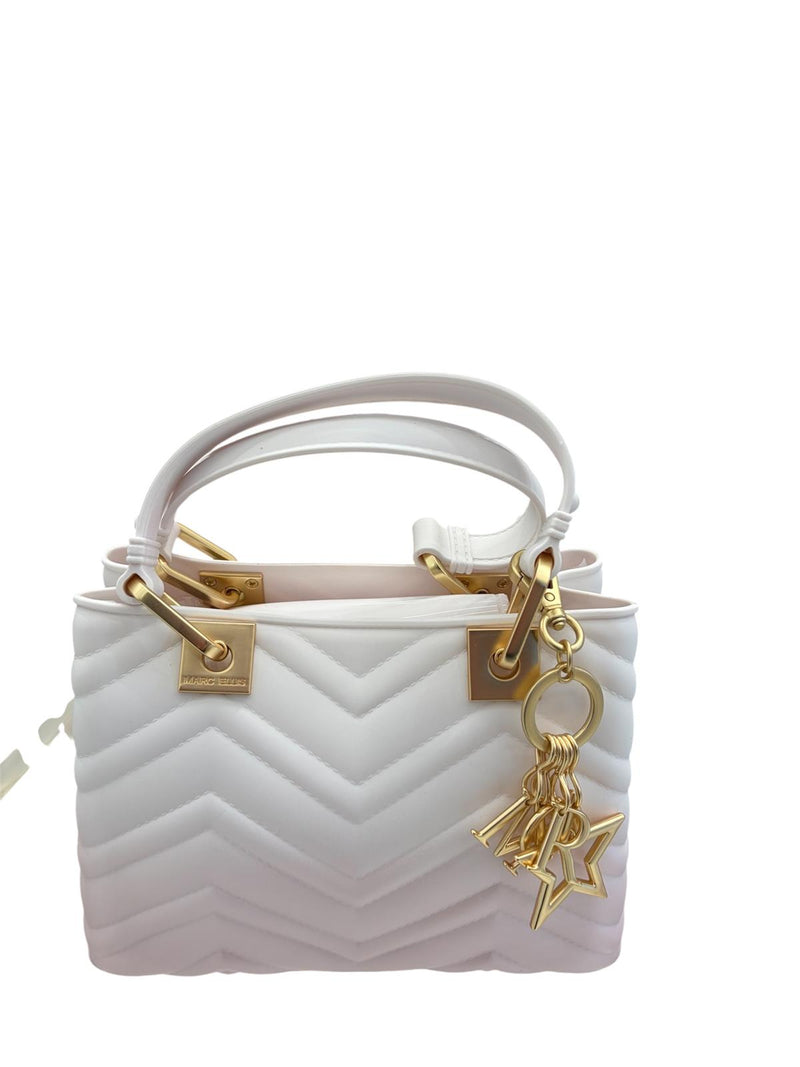 Marc Ellis Borsa A Mano Flat Krissy Wawe S Milk/Matt Gold