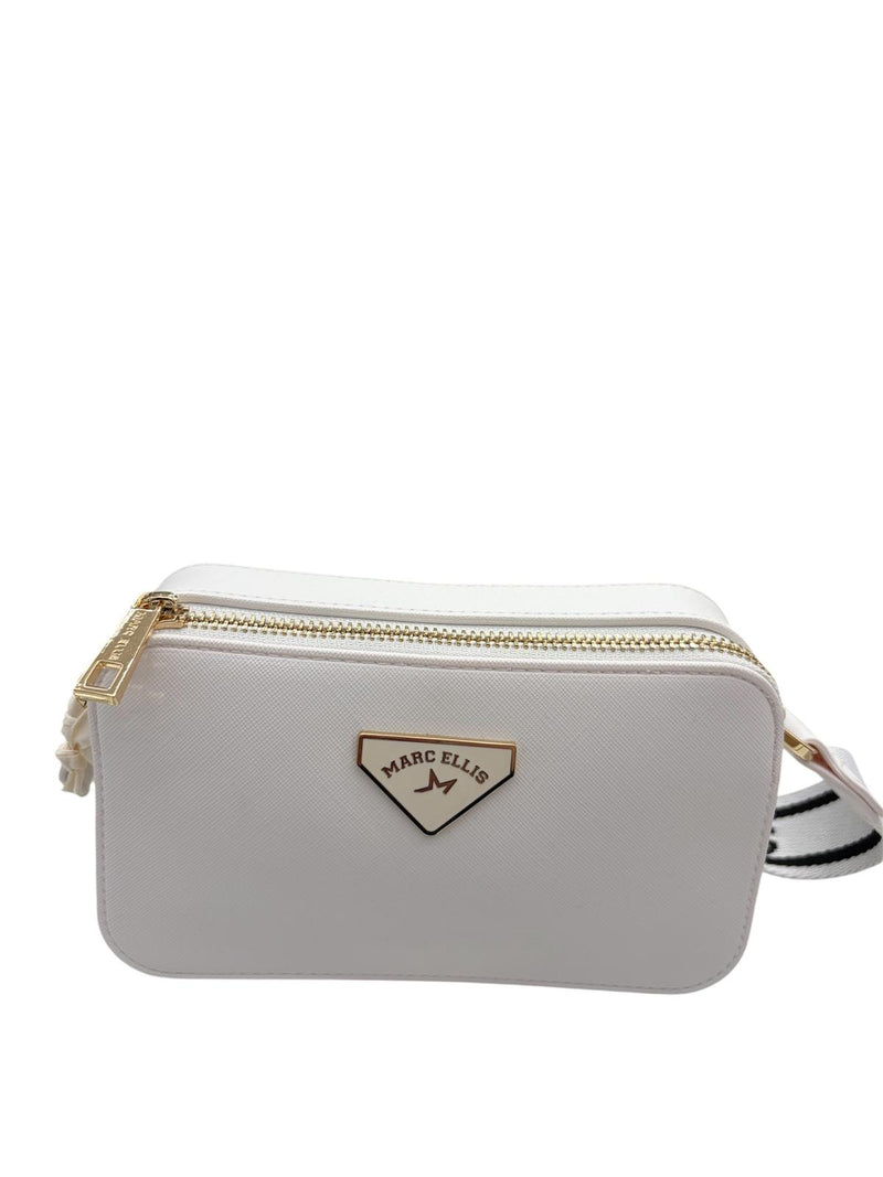 Marc Ellis Borsa a Tracolla Flat Marc Milk/Light Gold
