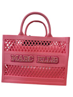 Marc Ellis Borsa a Mano Flat Sponge S Argento Pink lemonade/Silver