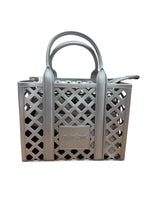 Marc Ellis Borsa a Mano Flat PLot Silver/Silver