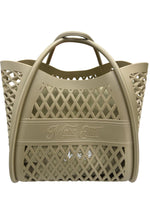 Marc Ellis Borsa a Mano BUby Basket M Khaki/Silver