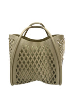 Marc Ellis Borsa a Mano BUby Basket M Khaki/Silver