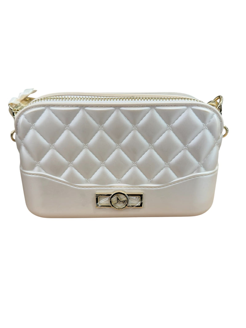 Marc Ellis Borsa a Tracolla Flat Bloom Beige/Light Gold