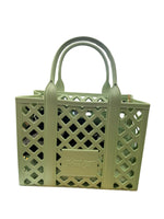 Marc Ellis Borsa a Mano Flat PLot Soft Green/Light Gold