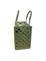 Marc Ellis Borsa a Mano Flat PLot Soft Green/Light Gold
